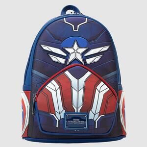 Loungefly Captain America: Brave New World Cosplay Mini Backpack NWT